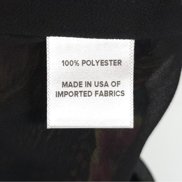 NWT EVEREVE One Shoulder MultiFloral Tropical Azalea Top Made‎ in USA 🇺🇸 LARGE - Picture 12 of 12